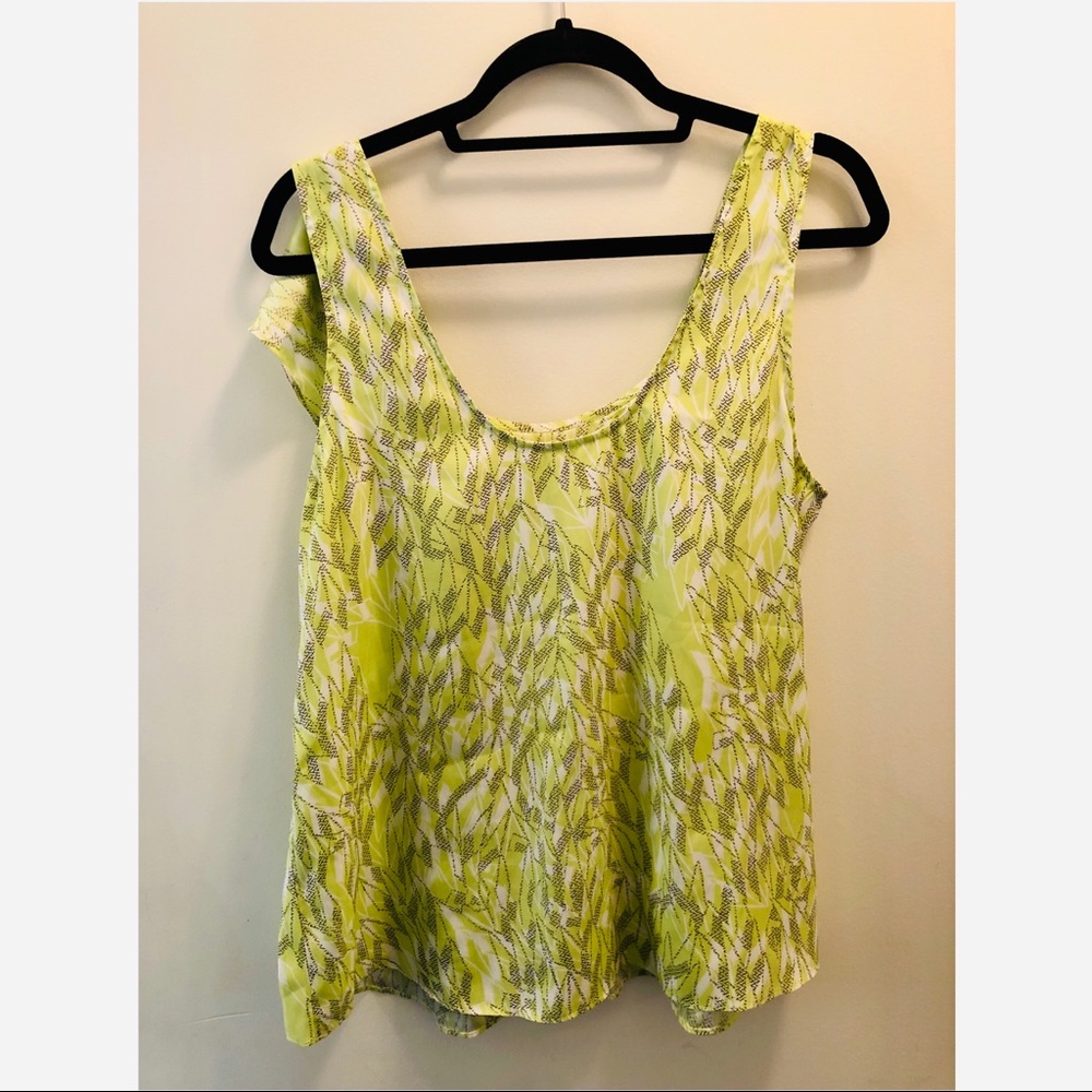 BCBGeneration Ruffled Tank Top - Picture 2 of 3
